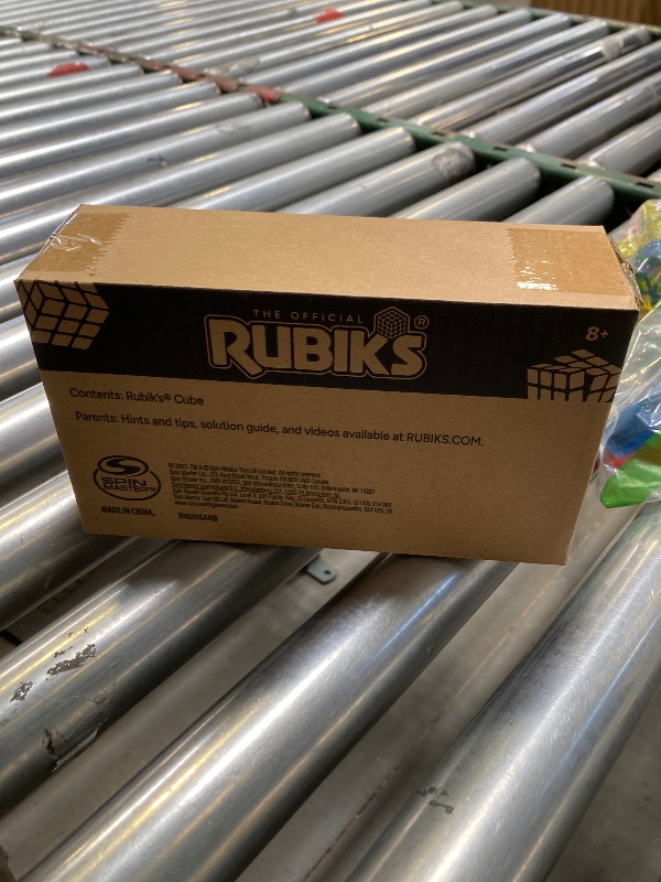 Photo 1 of Rubik's Cube, The Original 3x3 Cube, Problem-Solving Brain Teaser, Color-Matching Puzzle, Fidget Toy & Sensory Puzzle, for Ages 8 & Up