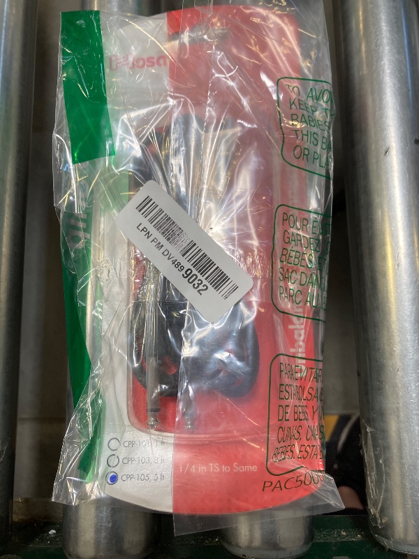 Photo 1 of Hosa CPP-105 1/4" TS to 1/4" TS Unbalanced Interconnect Cable, 5 Feet