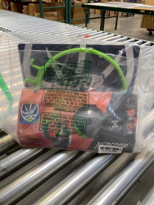 Photo 1 of Nerf Nerfoop - The Classic Mini Foam Basketball and Hoop - Hooks On Doors - Indoor and Outdoor Play - A Favorite Since 1972