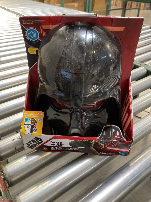 Photo 1 of STAR WARS Darth Vader Electronic Mask with Phrases & Sound Effects, Costume for Kids, Toys for 5 Year Old Boys and Girls