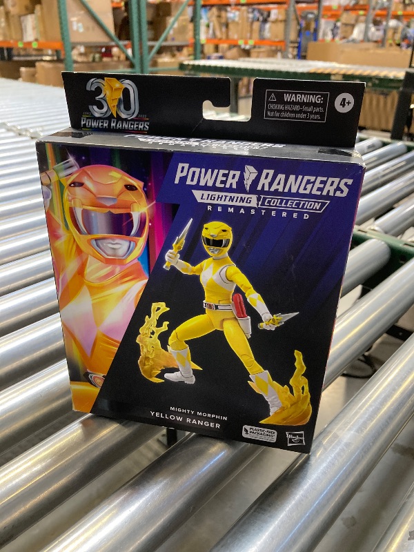 Photo 1 of Power Rangers Lightning Collection Remastered Mighty Morphin Yellow Ranger 6-Inch Action Figure, Toys for Boys and Girls Ages 4 and Up