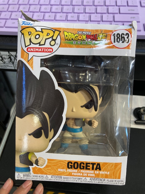 Photo 1 of Funko POP Animation: Dragon Ball Super: Broly - Gogeta - 1/6 Odds for Rare Chase Variant - Dragon Ball Super Broly - Collectable Vinyl Figure - Gift Idea - Official Merchandise - for Kids & Adults