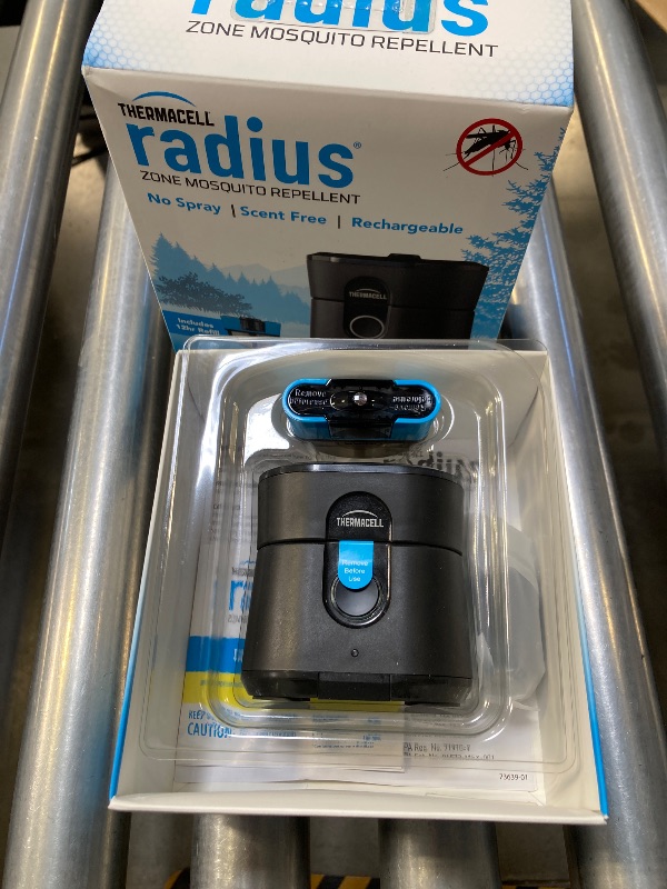 Photo 1 of Thermacell Mosquito Repellent Radius Zone, Gen 2.0, Rechargeable; Includes 12-Hour Mosquito Repellent Refill; No Candle or Flame, Easy to Use & Long Lasting; Bug Spray Alternative