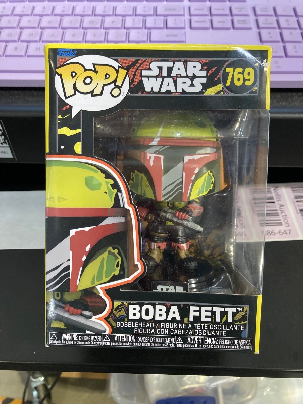 Photo 1 of Funko Pop Star Wars: The Book of Boba Fett - Boba Fett - (Retro) - Collectable Vinyl Figure - Gift Idea - Official Merchandise - Toys for Kids & Adults - Sci-Fi Fans