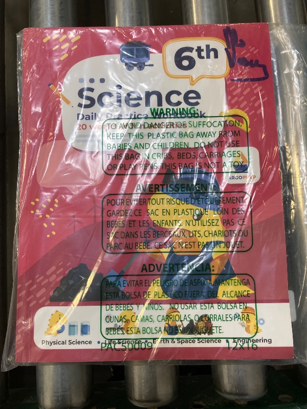 Photo 1 of 6th Grade Science: Daily Practice Workbook | 20 Weeks of Fun Activities | Physical, Life, Earth & Space Science | Engineering | + Video Explanations ... Explanations Included | 200+ Pages Workbook)