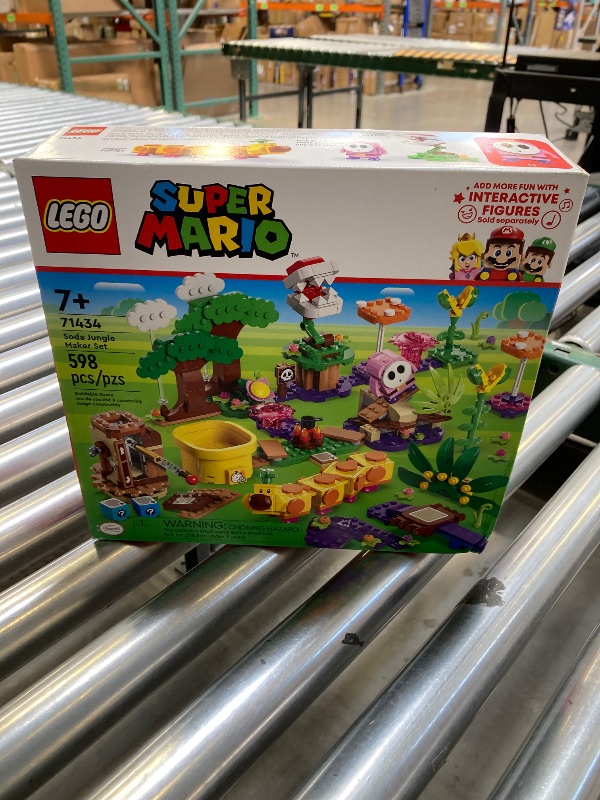 Photo 1 of LEGO Super Mario Soda Jungle Maker Set, Customizable Nintendo Birthday Gift, Mario Playset for Kids, Pink Shy Guy and a Wiggler, Jungle Toys for Boys, Girls and Any Gamers Ages 7 and Up, 71434