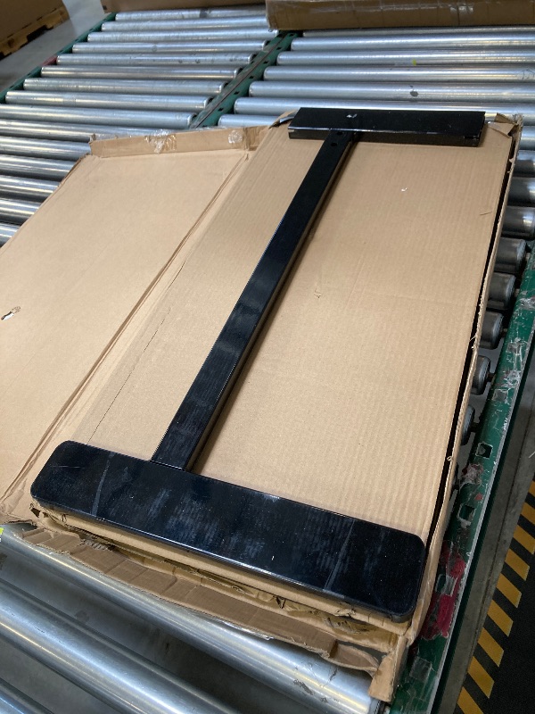 Photo 1 of Adjustable Overbed Table with Invisible and Lockable Wheels ?Bedside Table with Cup Holder?Standing Desk for Medical or Home use Rosewood Color?30.3" W x 15.3" D?
