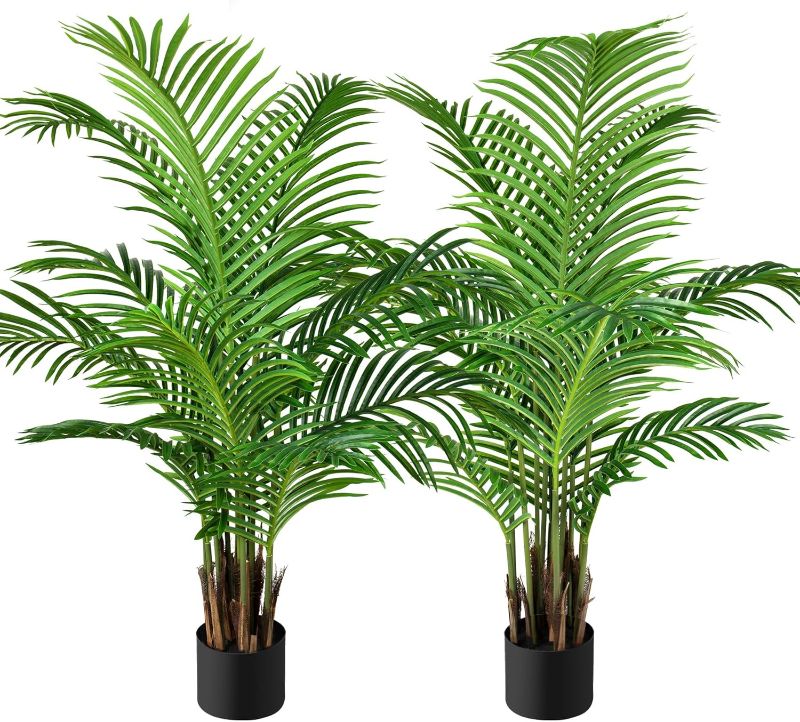Photo 1 of 2 Pack Artificial Palm Trees Home Decor 