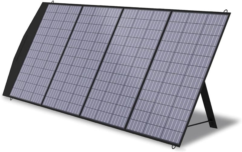 Photo 1 of 200W Portable Solar Panel 36V Foldable Solar Panel Kit Waterproof IP66 Portable Solar Charger for RV Marine Laptops Solar Generator Van Camping Off-Grid Emergency
