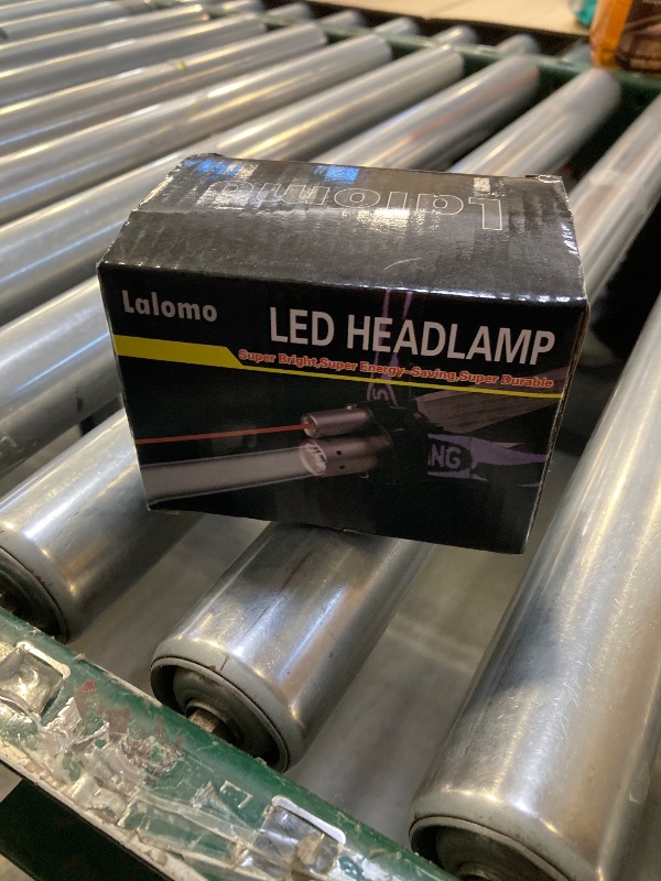 Photo 1 of Lalomo Rechargeable LED Headlamp,Super Bright Head lamp Headlight Flashlight with Laser for Indoor and Outdoor Runing,Hiking,Camping,Fishing,Hunting