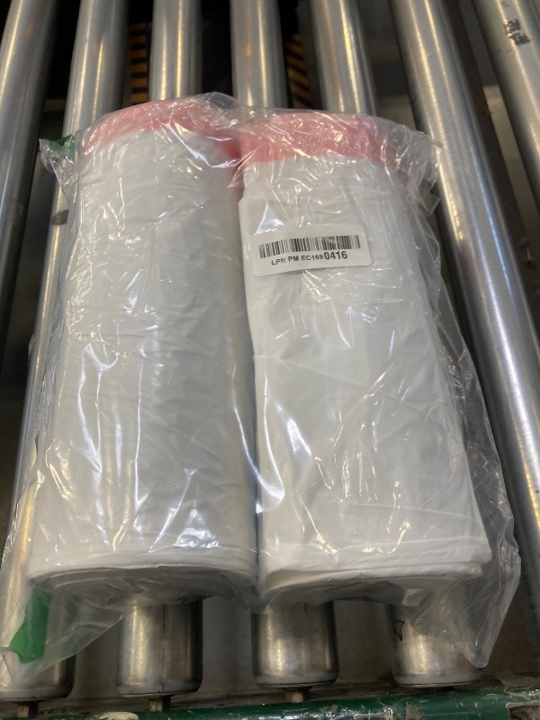 Photo 1 of Doryh 30 Gallon Drawstring Trash bags, White, 65 Counts