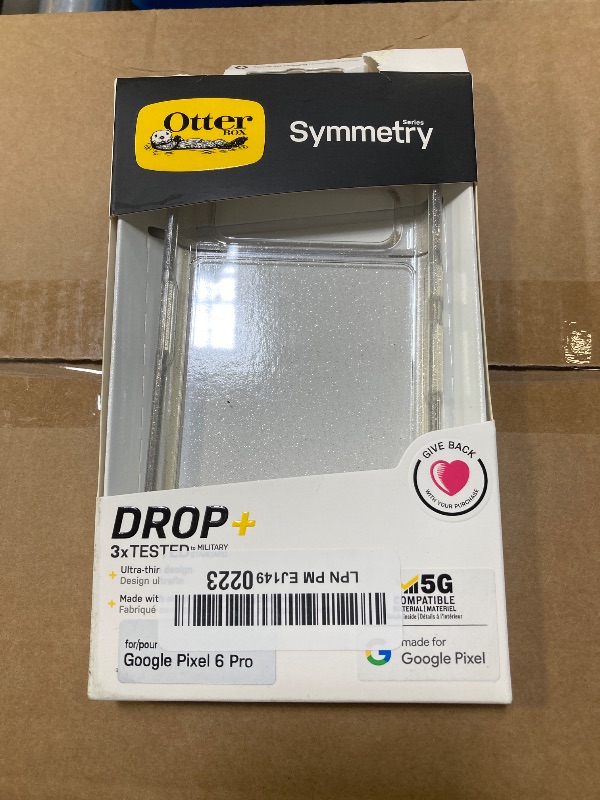 Photo 1 of OtterBox Symmetry Clear Series Case for Pixel 6 Pro - Stardust