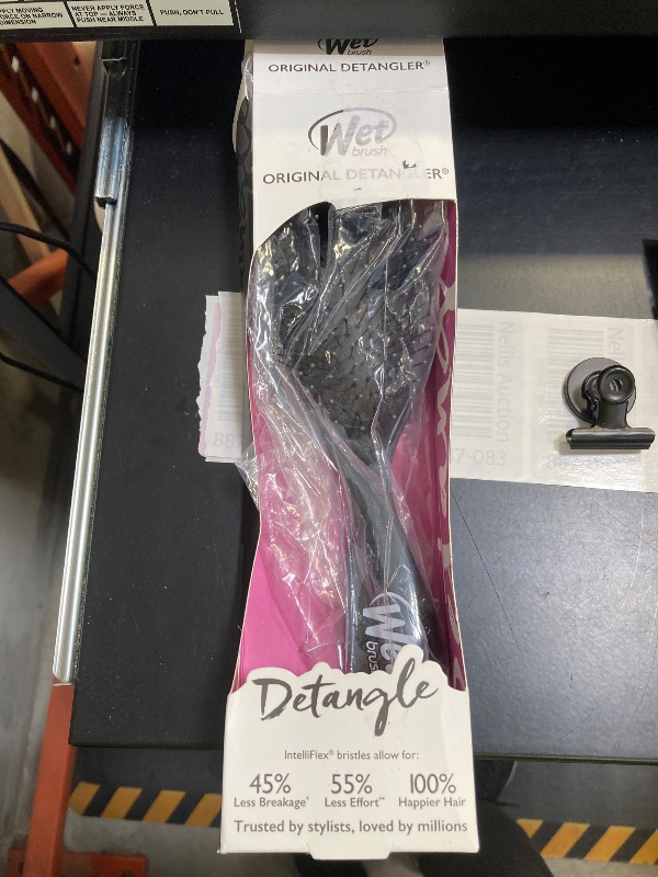 Photo 1 of Wet Brush Original Detangler Hair Brush, Dark Gray Leopard (Safari), Ultra-Soft IntelliFlex Bristles, Detangling Bristles Glide Through Tangles (Wet & Dry Hair), Women & Men