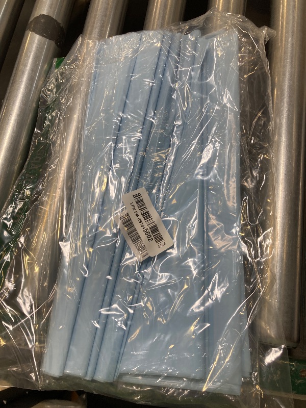 Photo 1 of WNINK 6 Pack Light Blue Rectangular Plastic Tablecloths, Blue Disposable Table Covers 54" x 108" Baby Blue Table Cloths for Baby Shower, Birthday, Bridal Shower, Engagement Wedding Parties