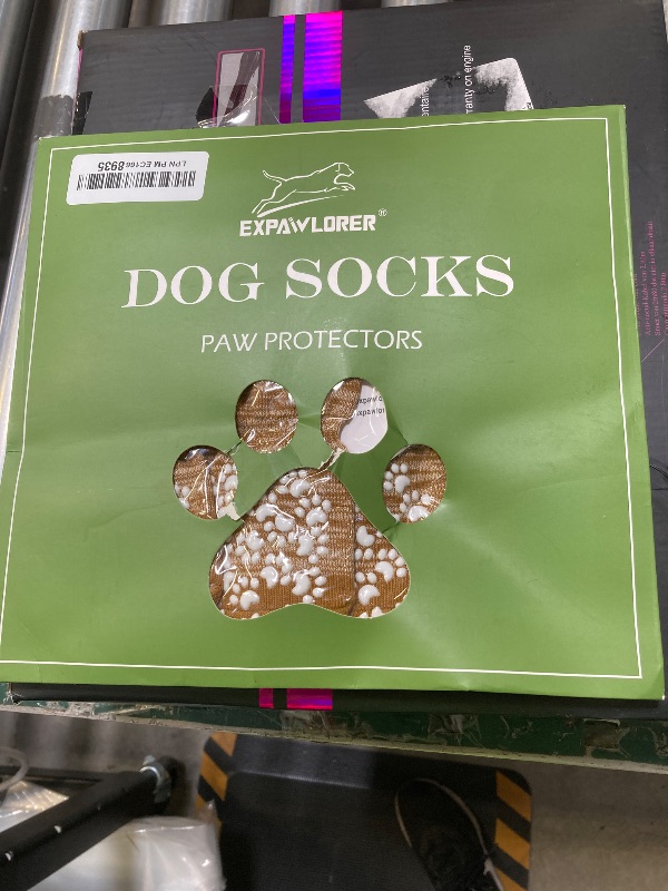 Photo 1 of EXPAWLORER Anti Slip Dog Socks to Prevent Licking Paws, Dog Shoes for Hot Pavement, Dog Booties for Small Medium Large Senior Dogs, Traction Control Dog Boots & Paw Protectors for Hardwood Floors