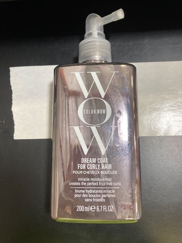 Photo 1 of COLOR WOW Dream Coat for Curly Hair – Frizz-Free Curls Made Easy, Moisture-Boosting Spray, Curl-Enhancing Formula