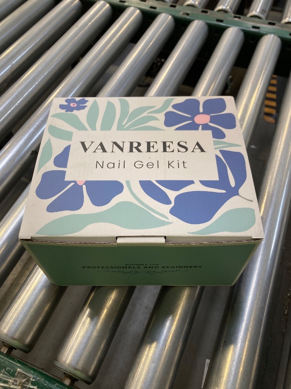 Photo 1 of VANREESA 42 Pcs Gel Nail Polish Kit with U V Light 24 Popular Colors Gel Polish Nail Kit Green Blue Purple Pink Orange Complete Nail Kit with Manicure Tools Gifts for Women Girls
