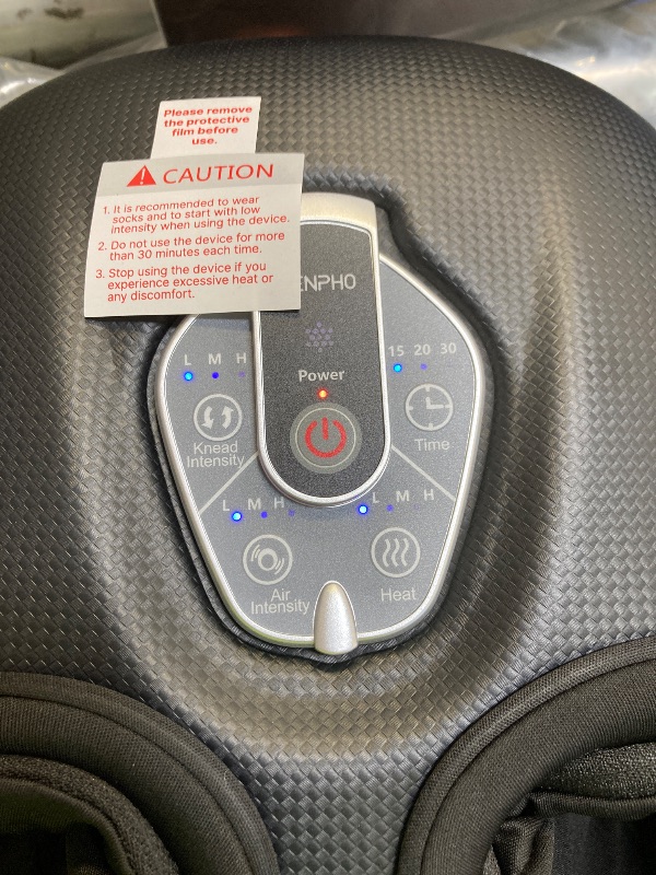 Photo 1 of RENPHO Foot Massager Machine with Heat [2025 Upgraded], FSA HSA Eligible, Foot Massager for Plantar Fasciitis, 3 Heat Levels, Fathers Day Dad Gifts for Women Mom, Wireless Control, True Feet Massage