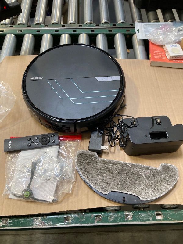 Photo 1 of AIRROBO Robot Vacuum and Mop, 3000Pa Strong Suction Power Vacuum Mop Robot, Wi-Fi/App/Alexa, Self-Charging Robotic Vacuum for Hard Floor, Pet Hair and Low-Piled Carpet, Slim Design, Quiet?P30