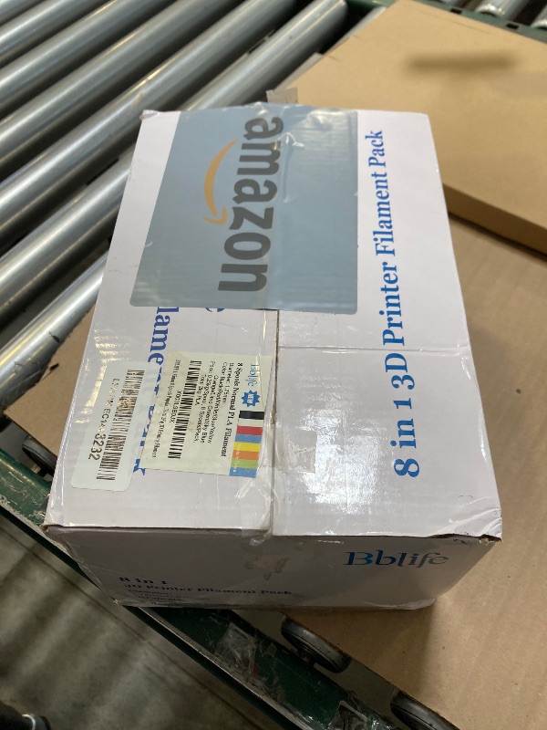 Photo 1 of 1.75mm 8 Spools Popular Colors 3D Printer PLA Filament Bundle Pack: Black White Red Blue Yellow Orange Limegreen SkyBlue, Each Spool 250g, Widely Compatible, Total 2Kg 3D Printing Filament