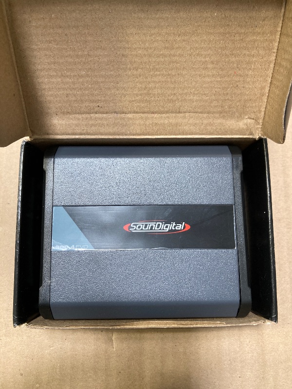 Photo 1 of SounDigital - Car Full Range Amplifier 800 - 4 Channels 800 Watts RMS 4 Ohm - Compact Size - Professional Quality - 2025 Best Performance Award