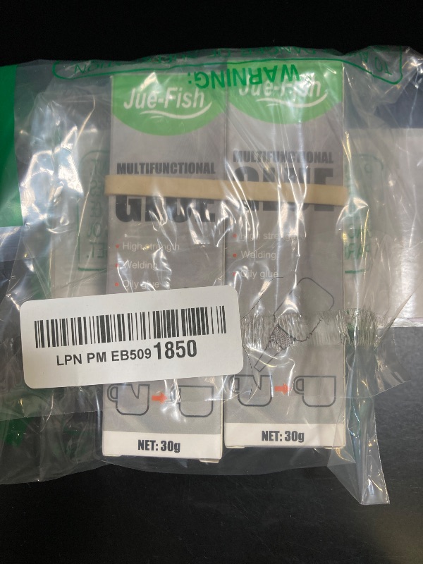Photo 1 of 2 PCS Jue Fish Multifunctional Super Glue - High-Strength, All Purpose, Welding Glue for Tile, Glass, Wood, Shoes