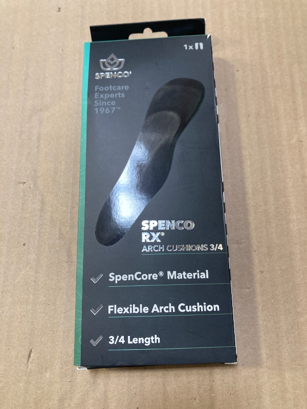 Photo 1 of Spenco Rx Orthotic Arch Cushion 3/4 Length Comfort Support Shoe Insoles Women's 7-8.5/Men's 6-7.5