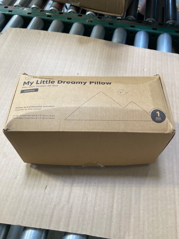 Photo 1 of Toddler Pillow with Pillowcase - 13x18 My Little Dreamy Kids Travel Bed Pillows for Sleeping, Organic Cotton Small Pillowcase, Soft & Breathable, Machine Washable, Toddlers 2-5 Years Old (Soft White)