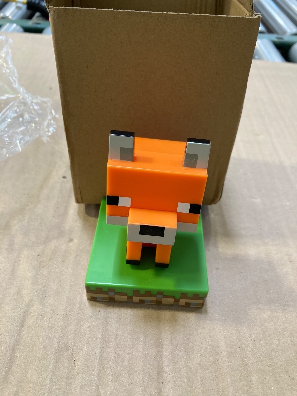 Photo 1 of Paladone Minecraft Officially Licensed Fox Free Standing Desk Light, Gaming Room Decor and Merchandise for Boys and Girls, Nightlight Gift Accessory for Playroom and Bedroom