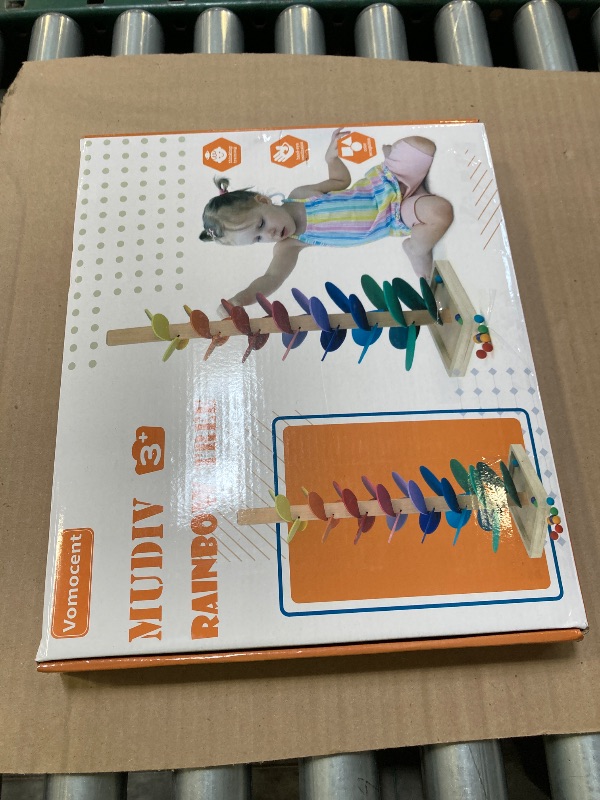 Photo 1 of Vomocent Wooden Music Tree Toy for Kids, Marble Ball Run Track Game for Toddlers, Marble Tree Educational Montessori Toy Boy Girl Gifts