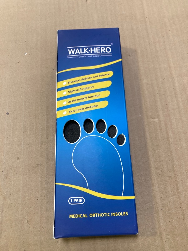 Photo 1 of Plantar Fasciitis Feet Insoles Arch Supports Orthotics Inserts Relieve Flat Feet, High Arch (Mens 6-6 1/2 | Womens 8-8 1/2)