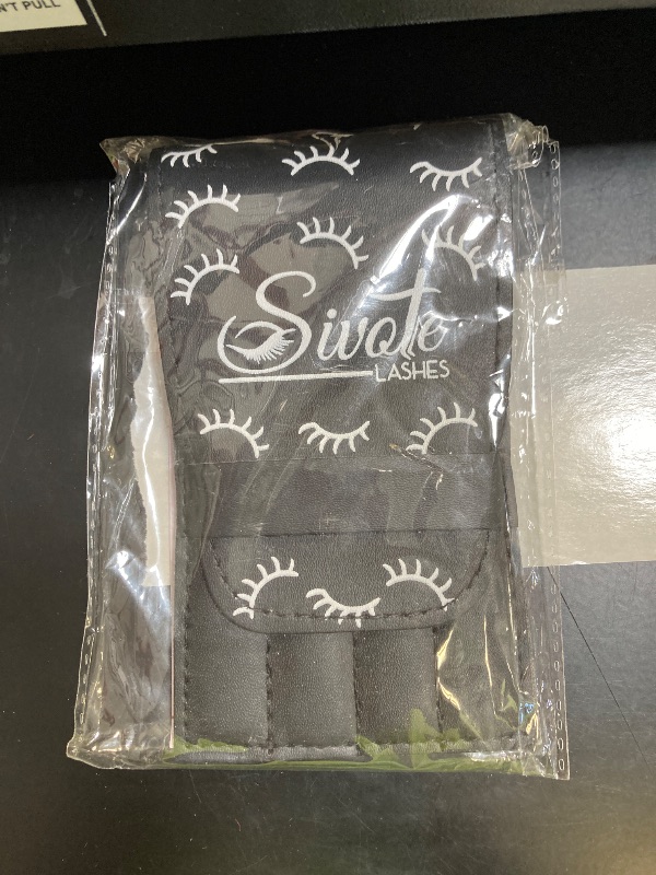 Photo 1 of SIVOTE Lash Extension Tweezers Fiber Tips, Set of 4, Curved, Dolphin, 90 Degree & 45 Degree Tweezer, Chocolate