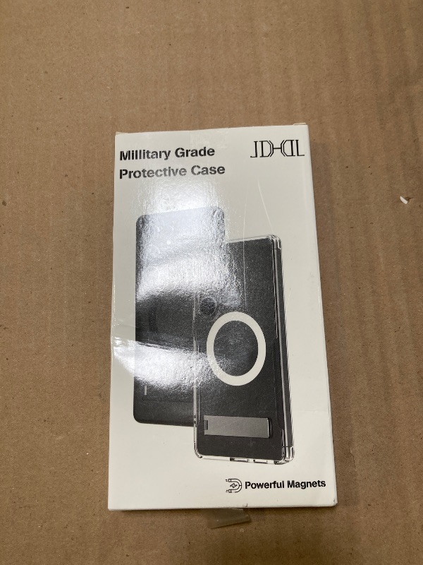 Photo 1 of JDHDL for Samsung Galaxy S25 Ultra Case, [Compatible with Magsafe] Built-in Invisible Kickstand, Military Grade Shockproof Protective Magnetic Phone Case (Clear, for S25 Ultra)