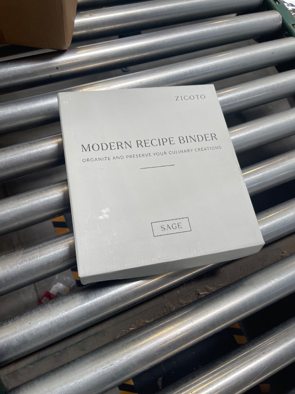 Photo 1 of Aesthetic Recipe Binder with Waterproof Cover - The Perfect Recipe Book with Plastic Sleeves to Write in Your Own Recipes - Quality Blank Cookbook Binder, Cards incl.