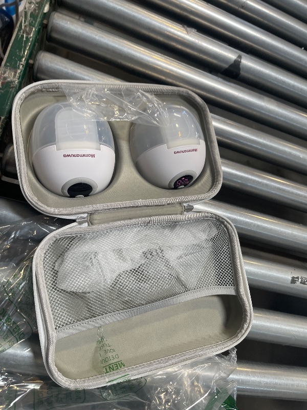 Photo 1 of Mammanuwa Electric Breast Pump - Lightweight, Portable, & Hands-Free with Baby Mouth Technology - BPA-Free, 4 Modes, 9 Levels - Elevate Your Breastfeeding Style with Mammanuwa S32 (White)