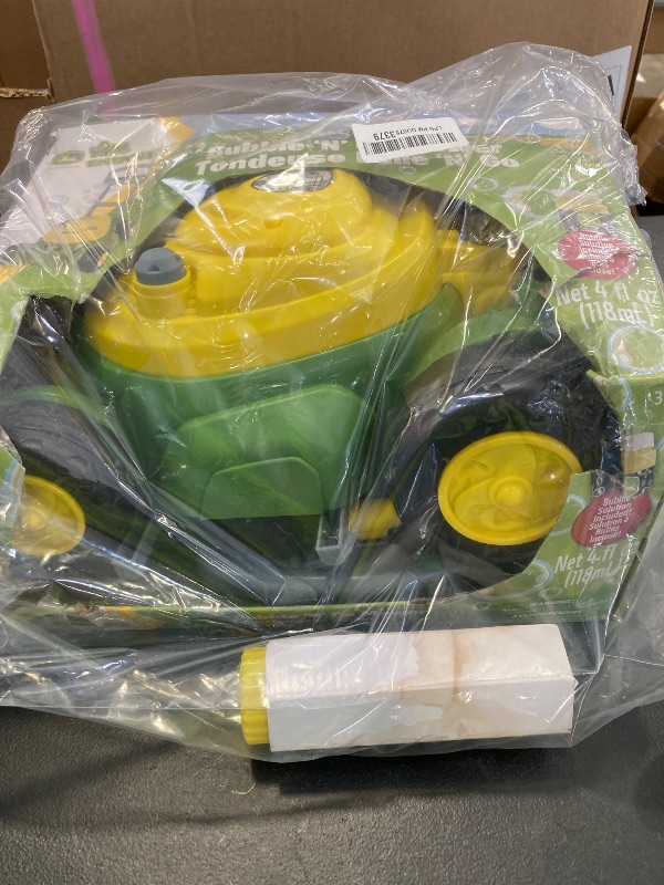 Photo 1 of John Deere Bubble Lawn Mower for Toddlers, Bubble Blowing Machines, Indoor and Outdoor Gardening Toy, Birthday, Party Favor for Preschool Girls and Boys, No Batteries Required, 2+
