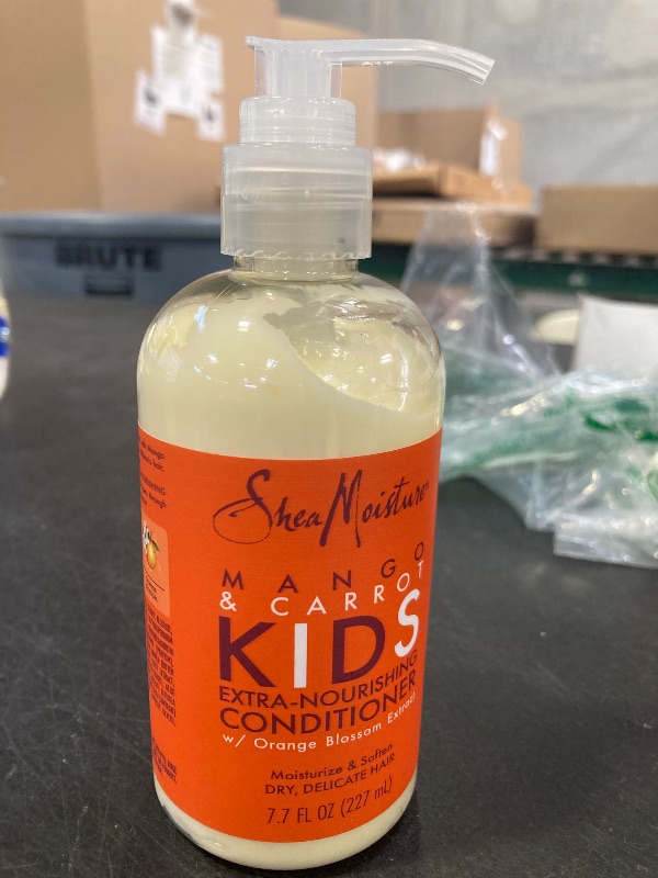 Photo 1 of Shea Moisture Kids Conditioner for Kids Hair Mango and Carrot Sulfate Free Conditioner 8 oz