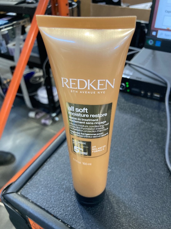 Photo 1 of Redken All Soft Moisture Restore Leave-In Treatment | With Hyaluronic Acid and Argan Oil| Hair Treatment for Dry and Brittle Hair | Humidity and Heat Protection | Anti-Frizz | For Soft and Smooth Hair