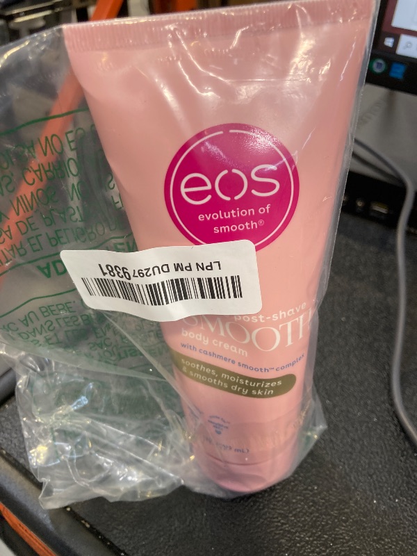 Photo 1 of eos Cashmere Skin Collection Post-Shave Smooth Body Cream- Vanilla Cashmere Scented, 72-Hour Hydration, 7 fl oz