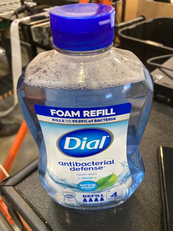 Photo 1 of Dial Antibacterial Foaming Hand Wash Refill, Spring Water, 30 Ounce