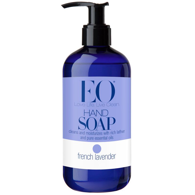 Photo 1 of EO Liquid Hand Soap, 12 Ounce French Lavender, Organic Plant-Based Gentle Cleanser with Pure Essential Oils