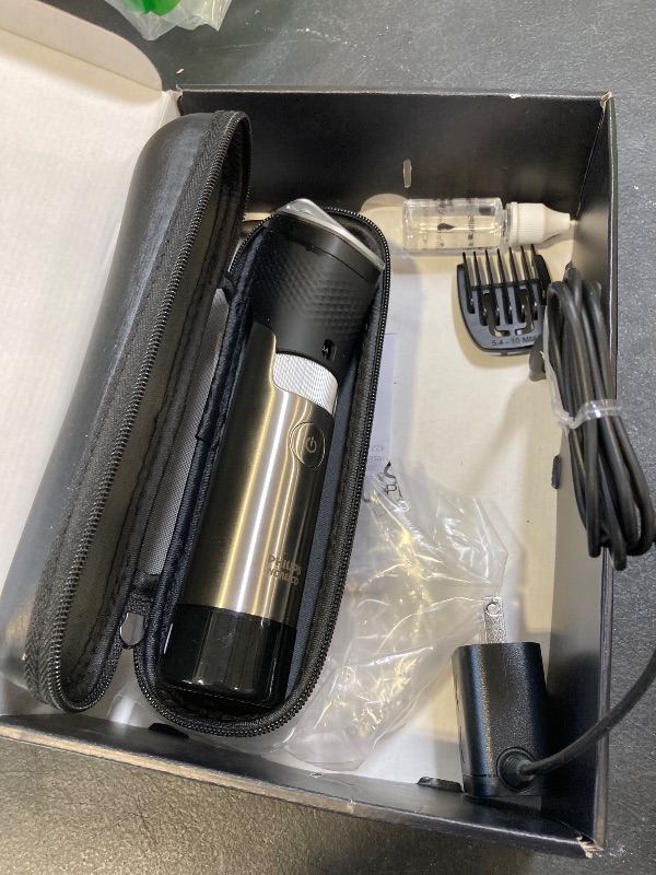 Photo 1 of Philips Norelco Series 9000, Ultimate Precision Beard and Hair Trimmer with Beard Sense Technology for an Even Trim, BT9810/40