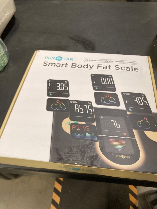 Photo 1 of Runstar Scale for Body Weight, Smart Scale with 8-in-1 VA Display, High Precision Bathroom Digital Scale for Body Weight Heart Rate BMI Body Fat 22 Body Composition Sync APP, FSA HSA Eligible