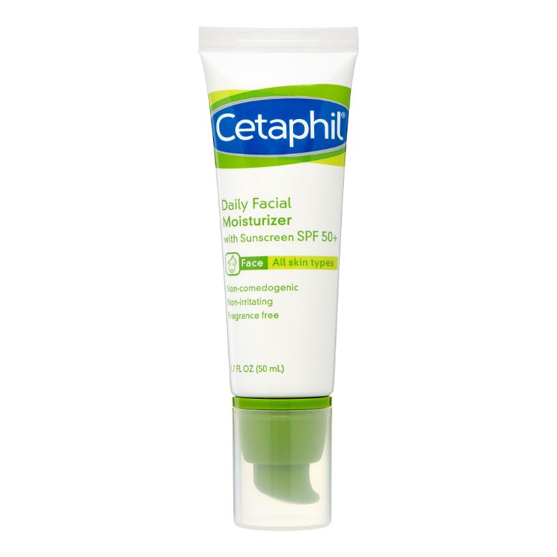 Photo 1 of Cetaphil Daily Facial Moisturizer with Sunscreen, SPF 50+, 1.7 Fluid Ounce