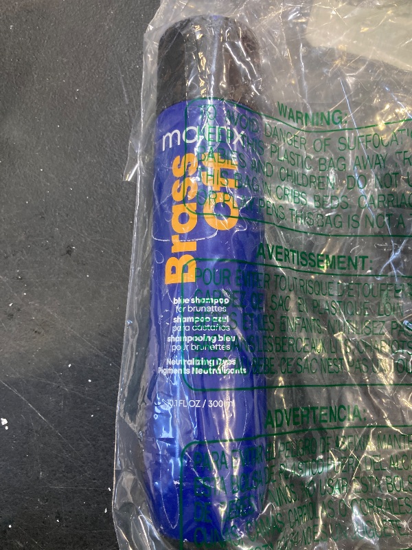 Photo 1 of Matrix Brass Off Blue Shampoo | Refreshes, Tones & Neutralizes Brassy Tones | Color Depositing Shampoo | For Lightened Brunettes or Dark Blondes | For Color Treated Hair