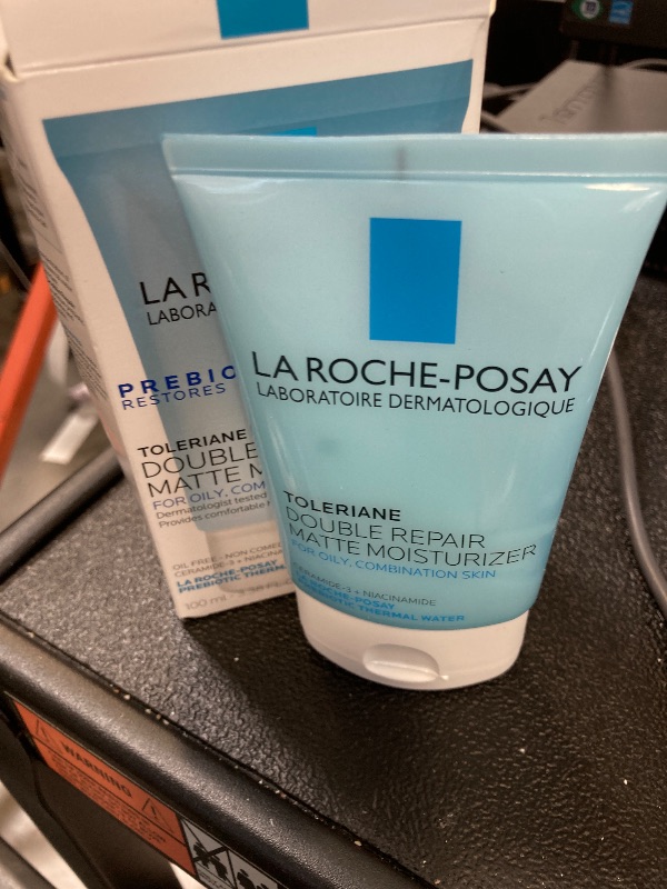 Photo 1 of La Roche-Posay Toleriane Double Repair Matte Face Moisturizer, Daily Moisturizer For Oily Skin With Ceramide And Niacinamide For All Skin Tones, Oil Free, Non-Comedogenic