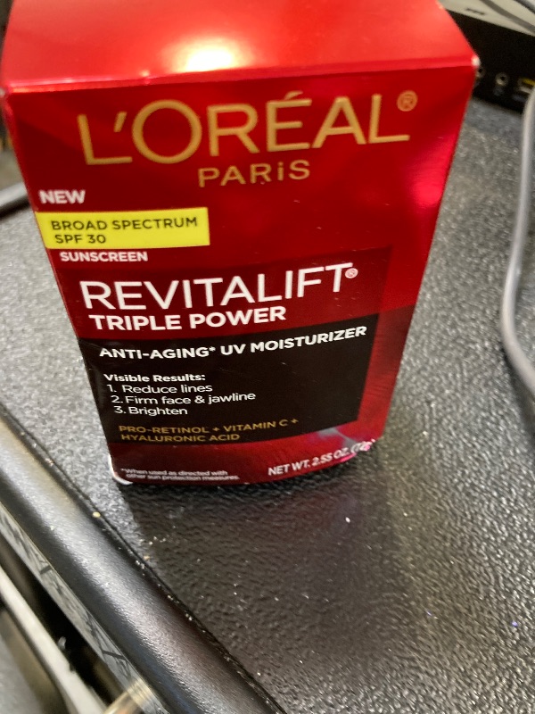 Photo 1 of L'Oreal Paris Revitalift Triple Power Face and Neck Moisturizer, Anti Aging Face Cream with Broad Spectrum SPF 30, Pro-Retinol, Hyaluronic Acid and Vitamin C, 1 Kit