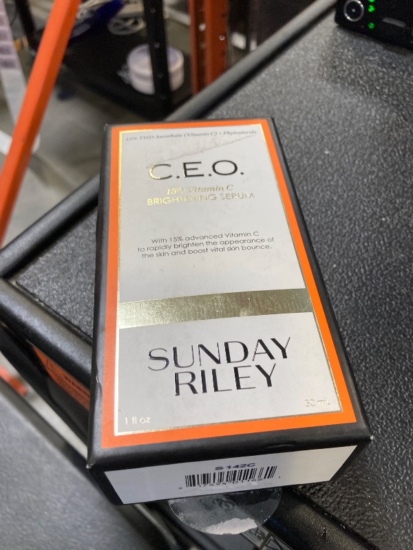 Photo 1 of Sunday Riley C.E.O. 15% Vitamin C Brightening Serum, Orange, 1.0 Fl oz(pack of 1)