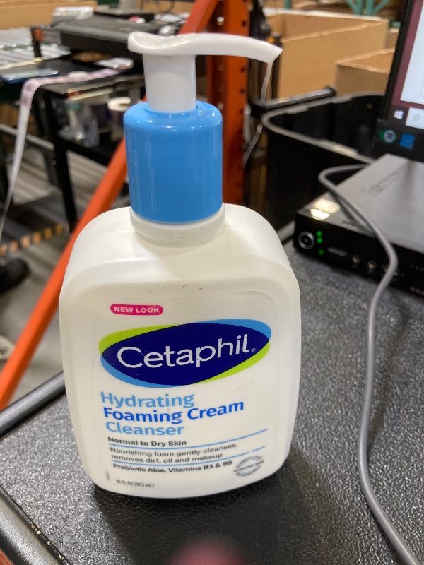 Photo 1 of Cetaphil Cream to Foam Face Wash, Hydrating Foaming Cream Cleanser, 16 oz, For Normal to Dry, Sensitive Skin, with Soothing Prebiotic Aloe, Hypoallergenic, Fragrance Free
