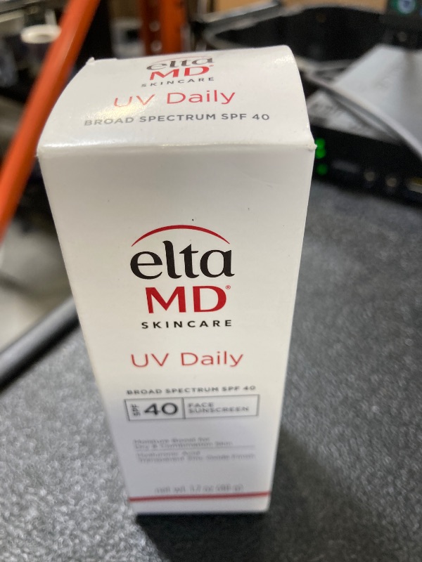 Photo 1 of EltaMD UV Daily SPF 40 Face Sunscreen Moisturizer with Zinc Oxide, Daily Face Moisturizer with SPF, Sunscreen, For Dry Skin 1.7 oz Pump